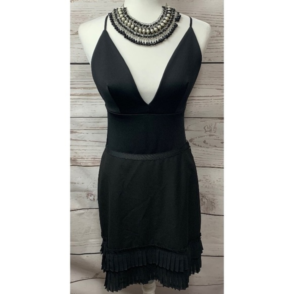NWT The Limited Black Ruffle Skirt